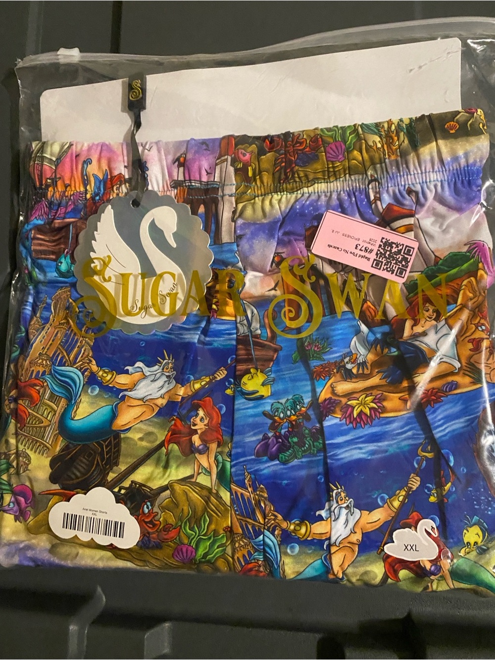 Sugar Swan Ariel bamboo womens shorts 2xl NWT